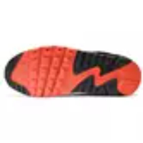 Nike Air Max 90 White Orange Black WHITE/TURF ORANGE AQUAMARINE BLACK Youth 6 - Picture 3 of 3